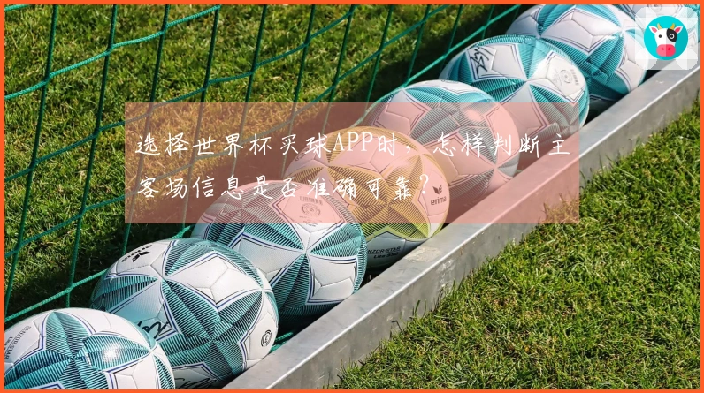 选择世界杯买球APP时，怎样判断主客场信息是否准确可靠？