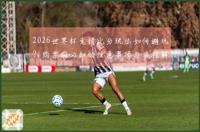 2026世界杯竞猜比分玩法如何避坑?购票前必知的注意事项与流程解析